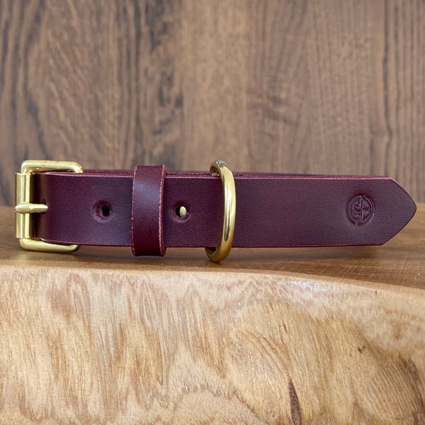 Coco Classic Collar in Burgundy