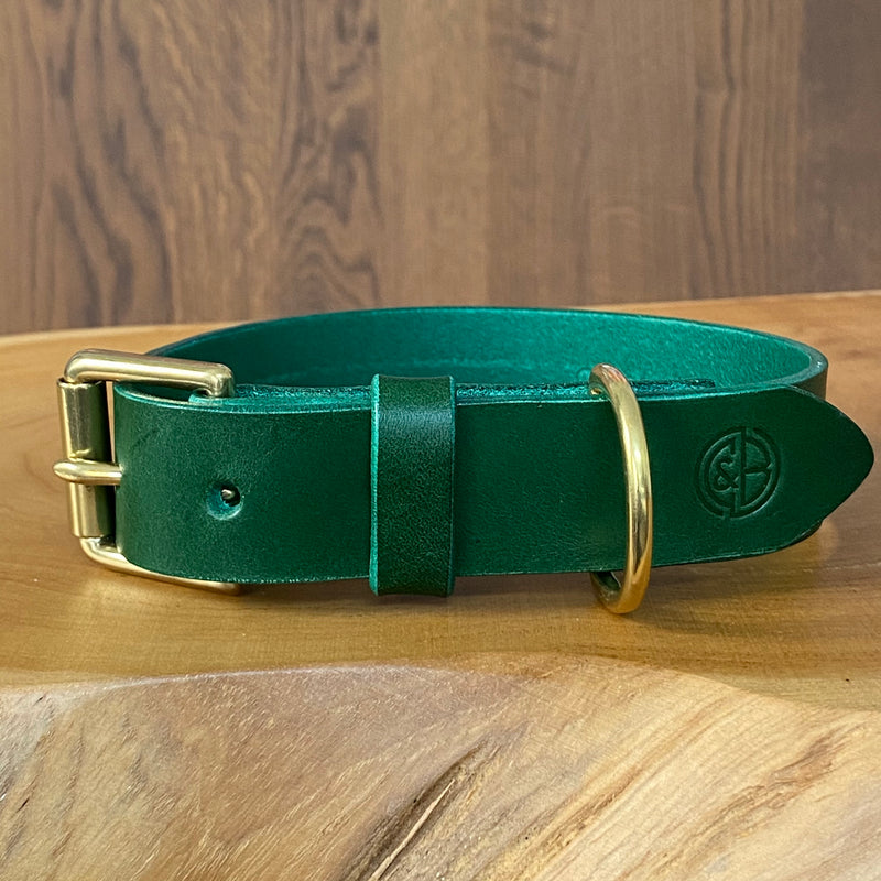 Coco Classic Collar in Bottle Green