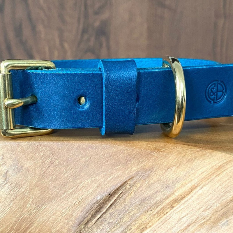 Coco Classic Collar in Petrol Blue