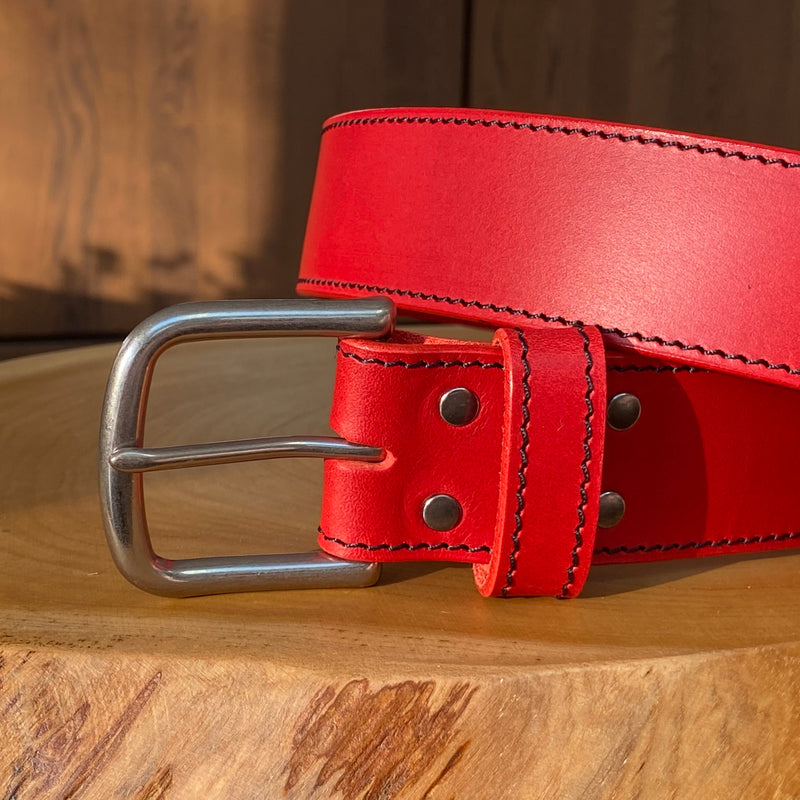 Classic Belt in Red