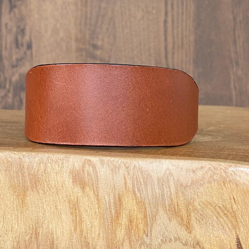 Edge Painted Sighthound Collar in Tan