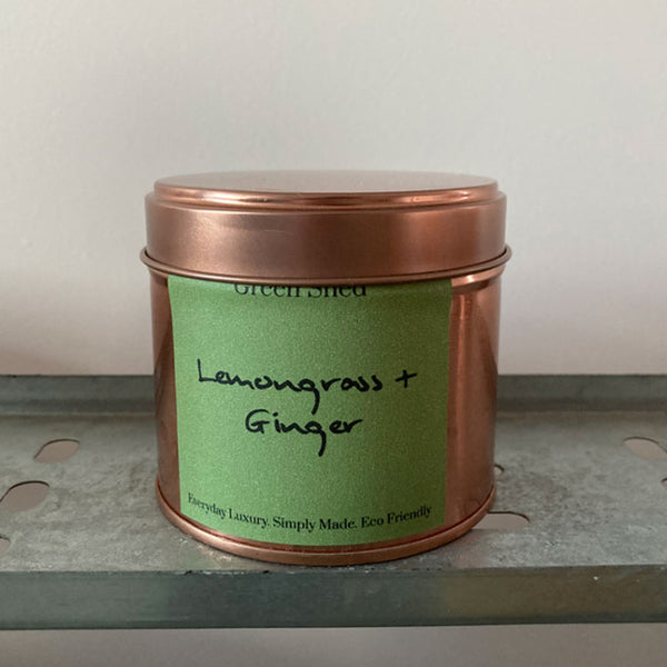 Green Shed Candle - Lemongrass and Ginger